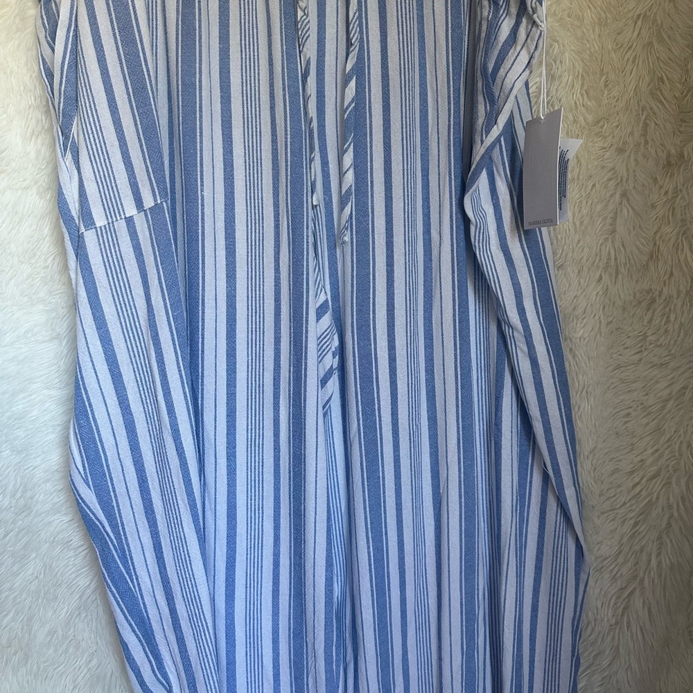 Linen, Elastic Waist Pants